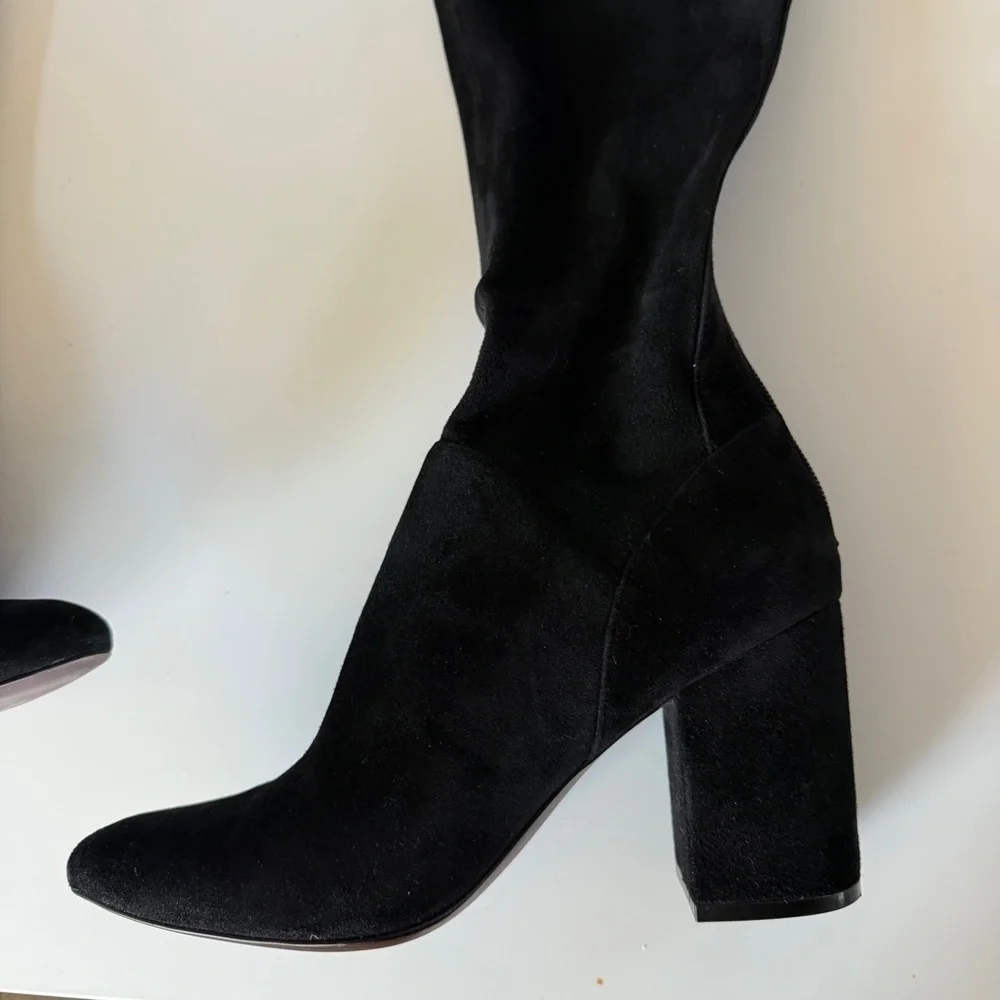 COLE HAAN | Darcia Over-the-Knee Black Suede Boot